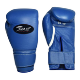 Sial Fighter Professional Velcro Boxing Gloves Blue