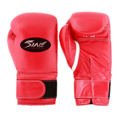 Sial Fighter Professional Velcro Boxing Gloves Red