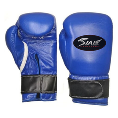 Sial Fighter Blue Velcro Amateur Boxing Gloves 10oz