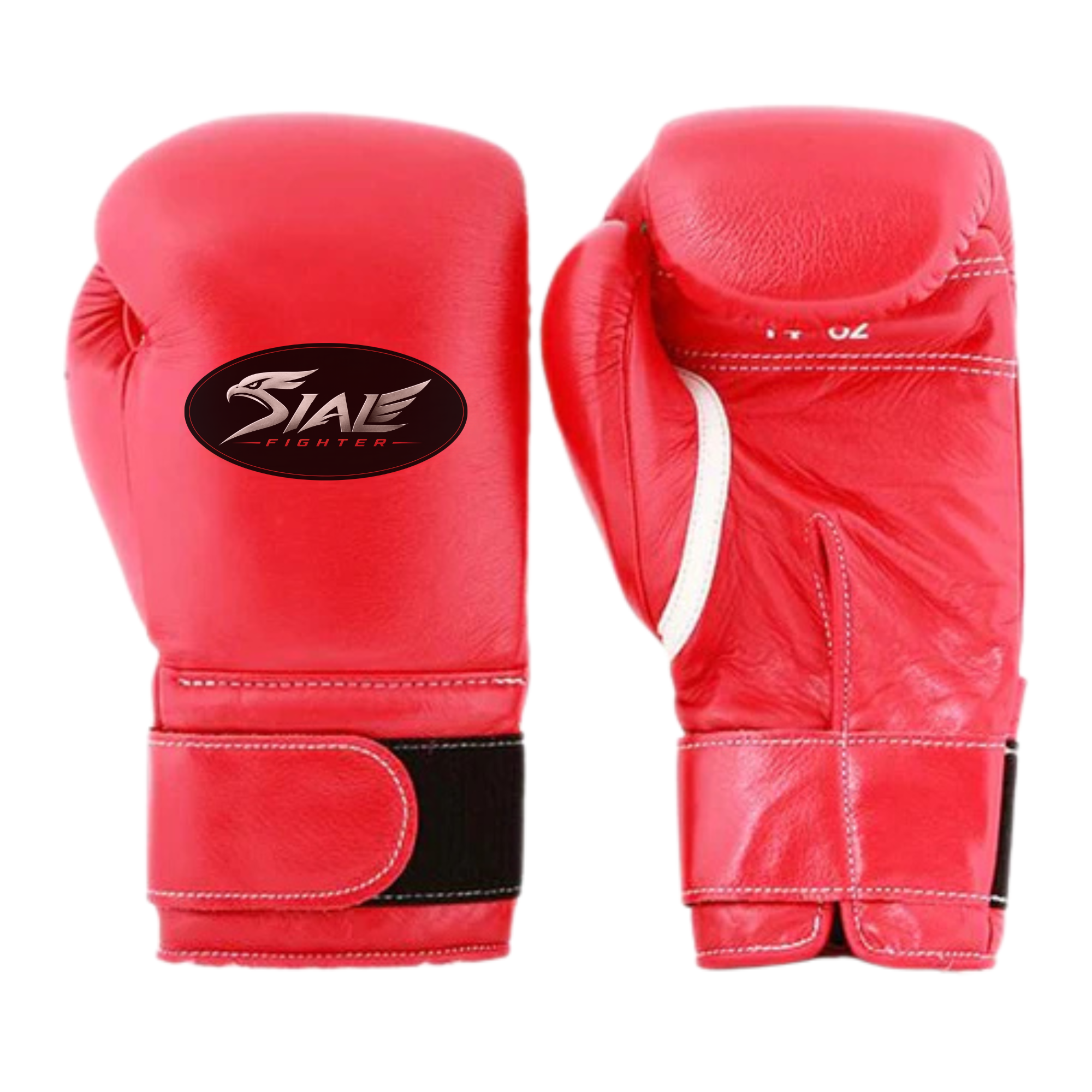 Sial Fighter Professional Velcro Boxing Gloves Red